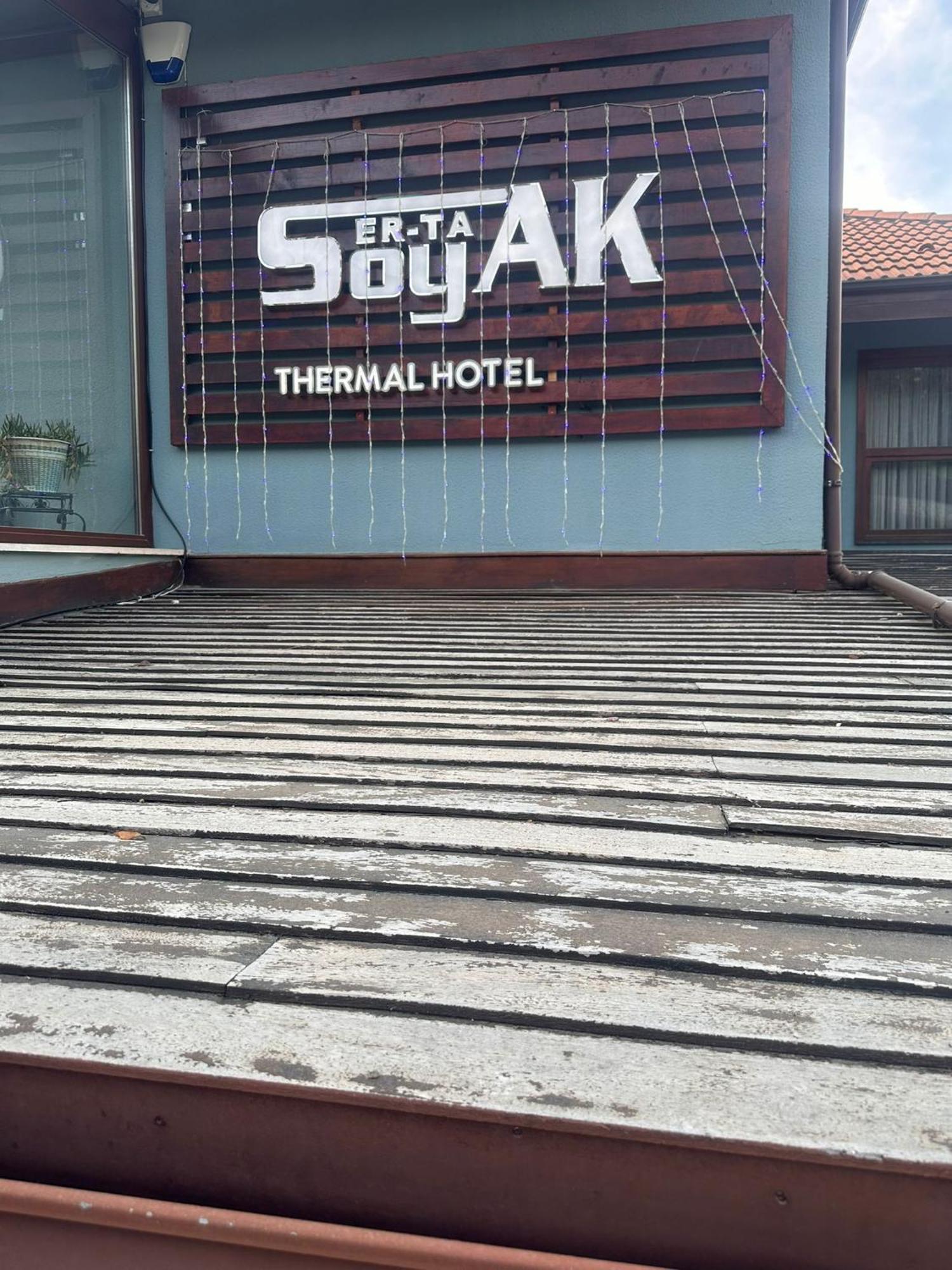 Erta Soyak Thermal Otel Cekirge ภายนอก รูปภาพ